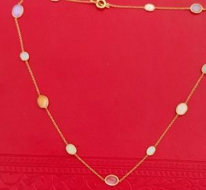 Vintage Opals, set in 18k gold signed on bar clasp